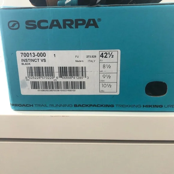 Scarpa Instinct VS Climbing Shoes NWT- Men's Size: 9 1/2 - Picture 8 of 8